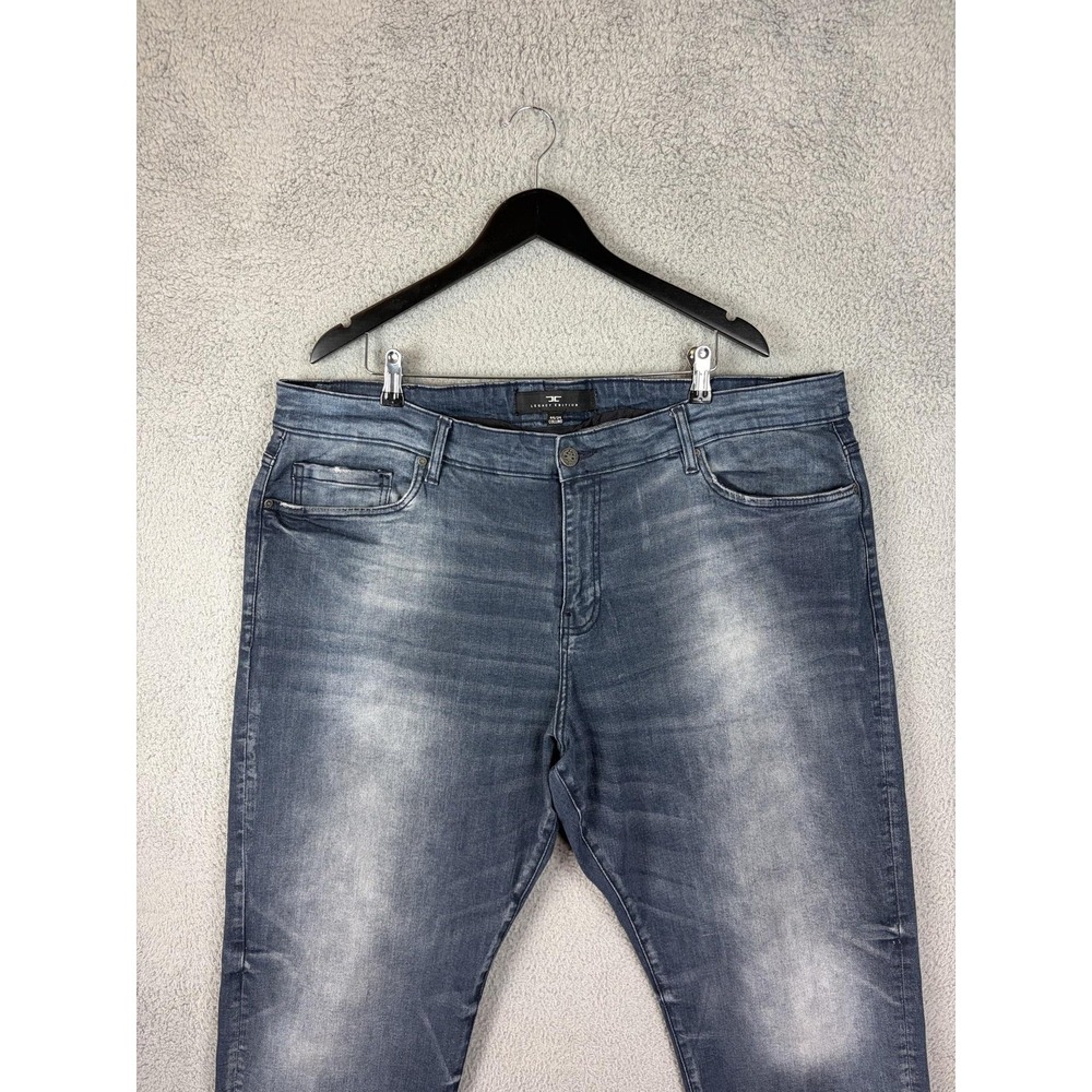 Jordan Craig Collins Jeans Mens 44x34 Blue Medium Wash Tapered Stretch Denim Men